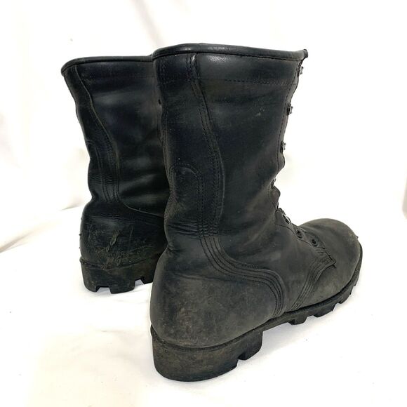 MCRAE 8” ALL LEATHER JUNGLE BOOTS SIZE 8.5 R (No Laces) mens main image 8